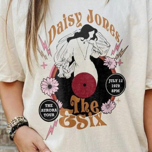 The Aurora Tour 1978-79 Daisy Jones  The Six Fan Unisex Graphic T-Shirt 175 - Picture 2 of 5